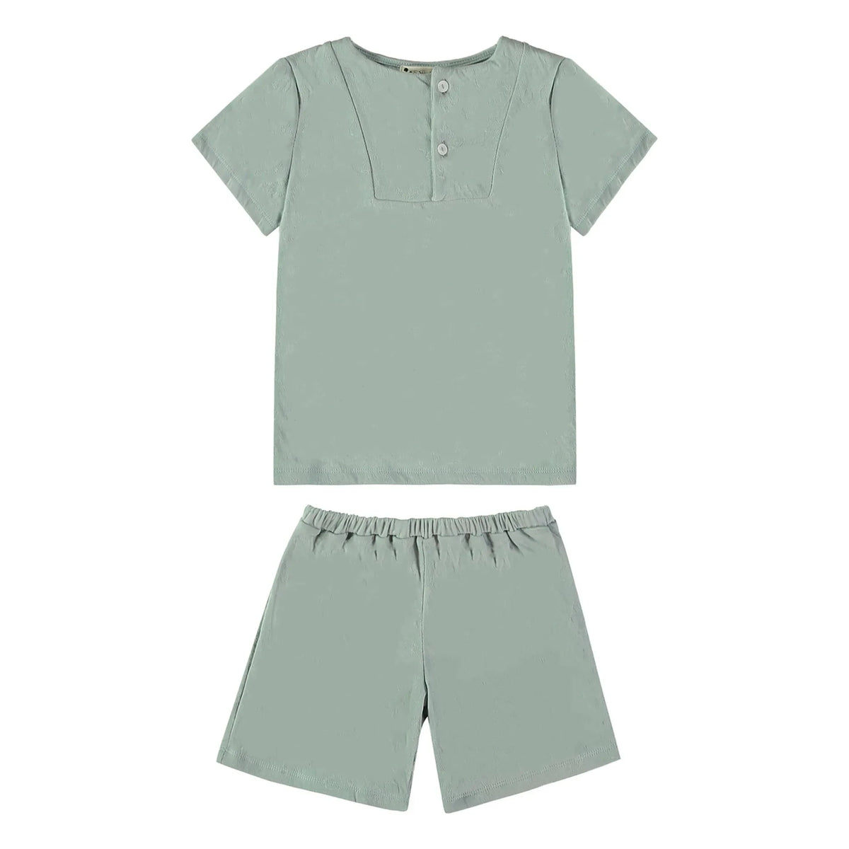 Risu Risu - Sonio Organic Cotton Pajama Shorts | Turquoise