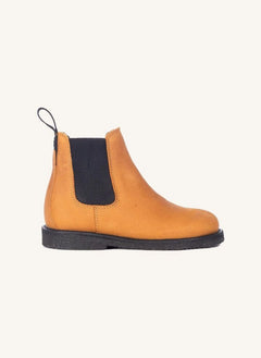 Angulus - Belted Chelsea Boots | Caramel