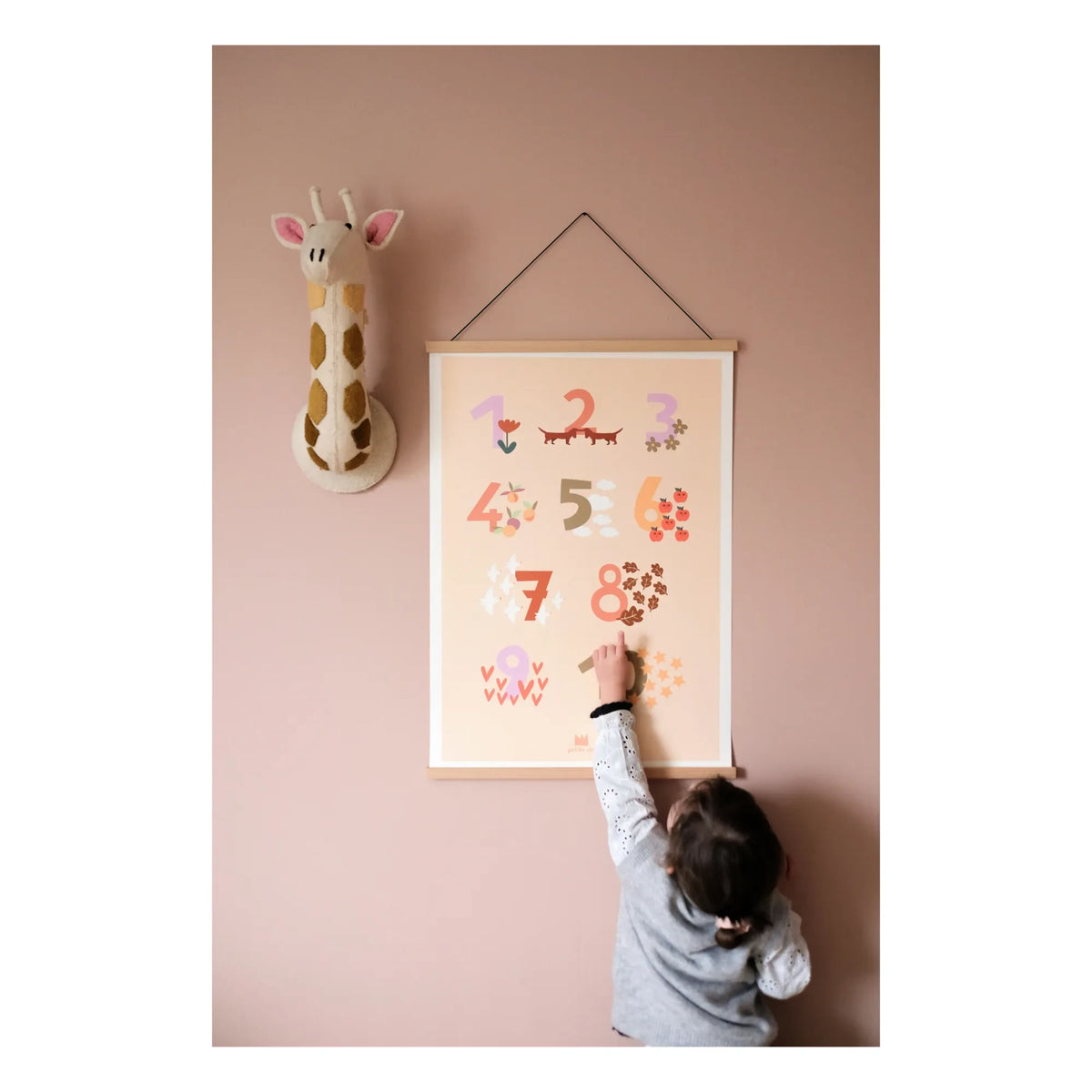 Ma petite vie - Numbers Educational Poster