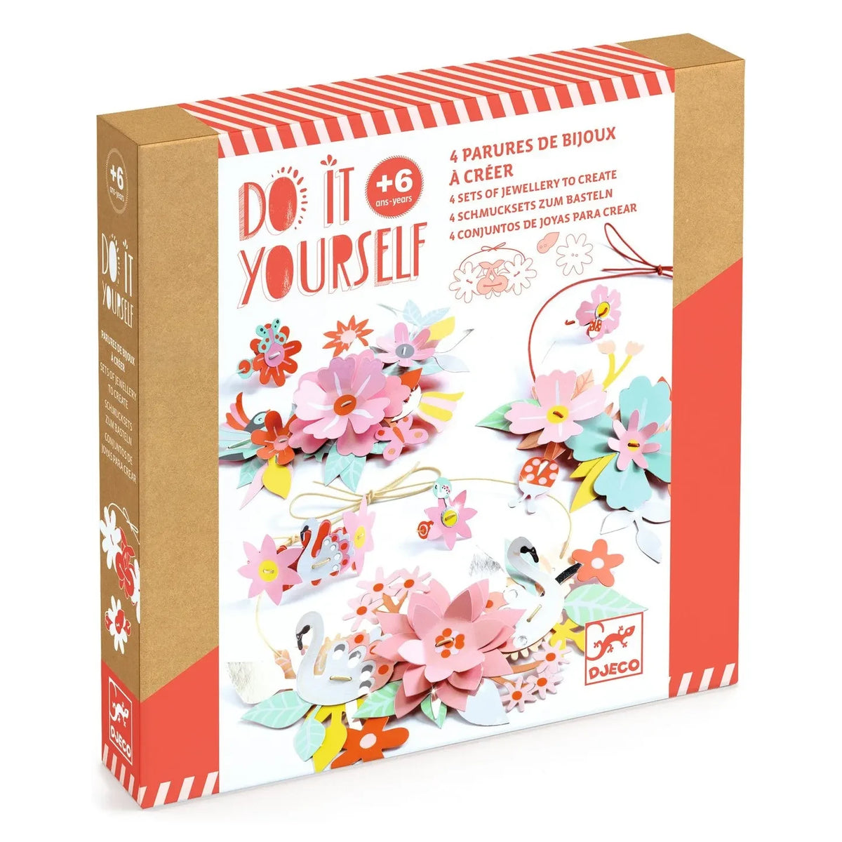 Djeco - DIY Kit - Colorful "Gaité" Jewelry Sets