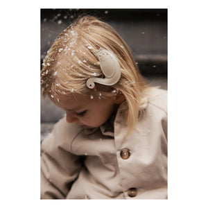 Donsje - Chiem Cygne Irisée Hair Clip | White