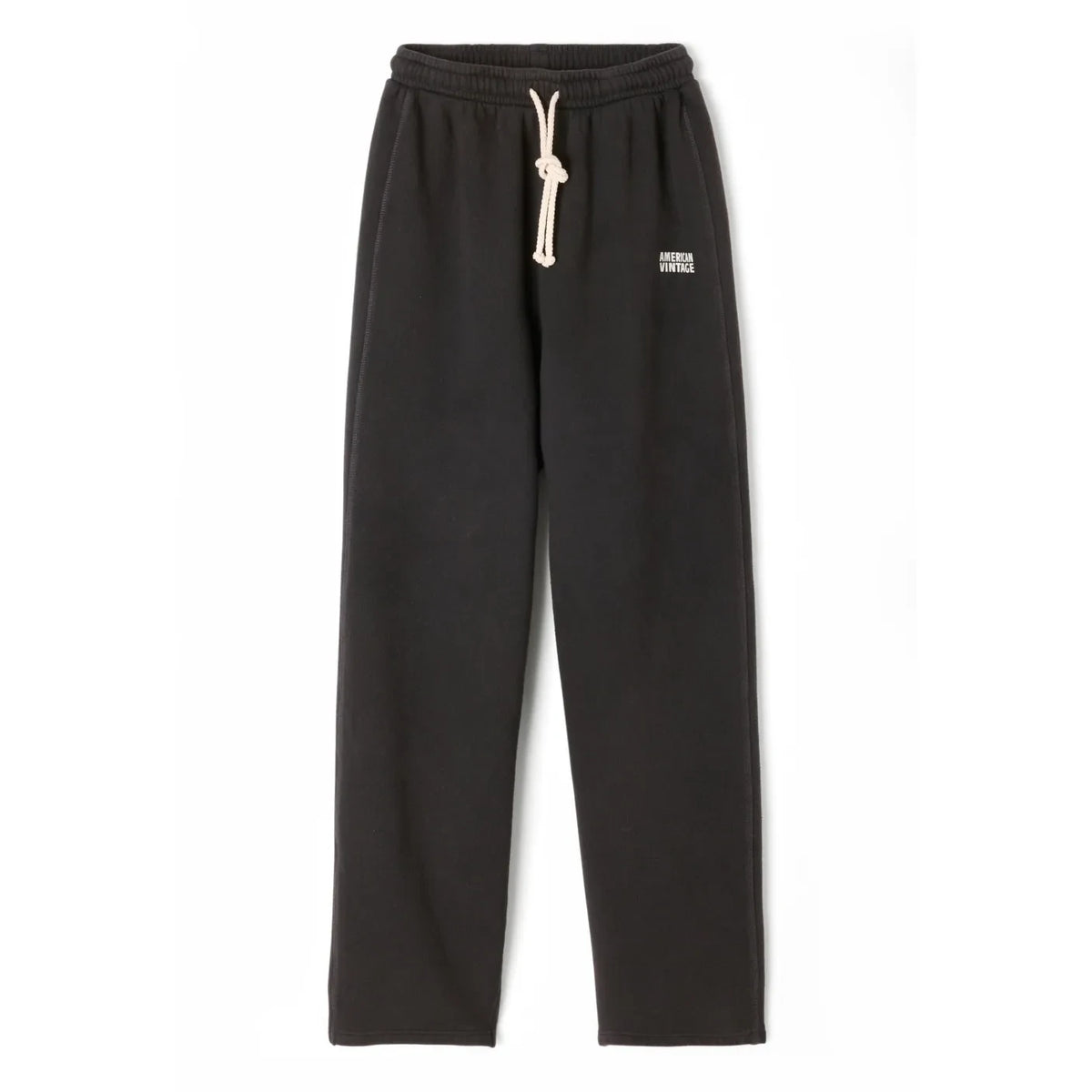 American Vintage - Izubird Cotton Jogger | Charcoal Grey