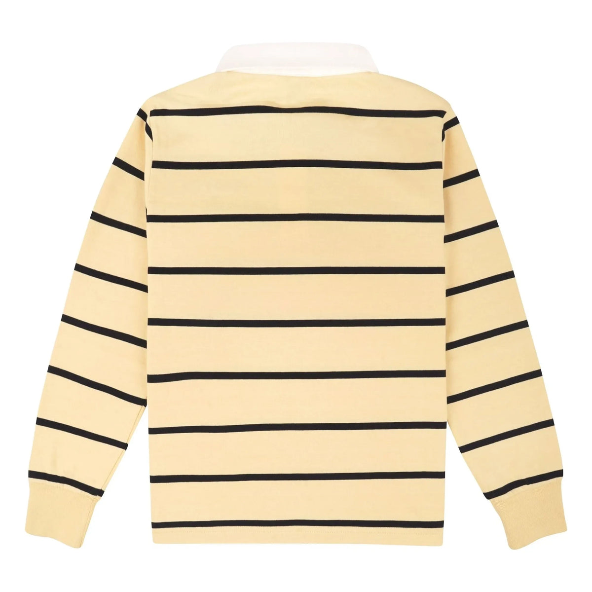 Sporty & Rich - Polo Rugby Serif Logo Striped | Pale Yellow