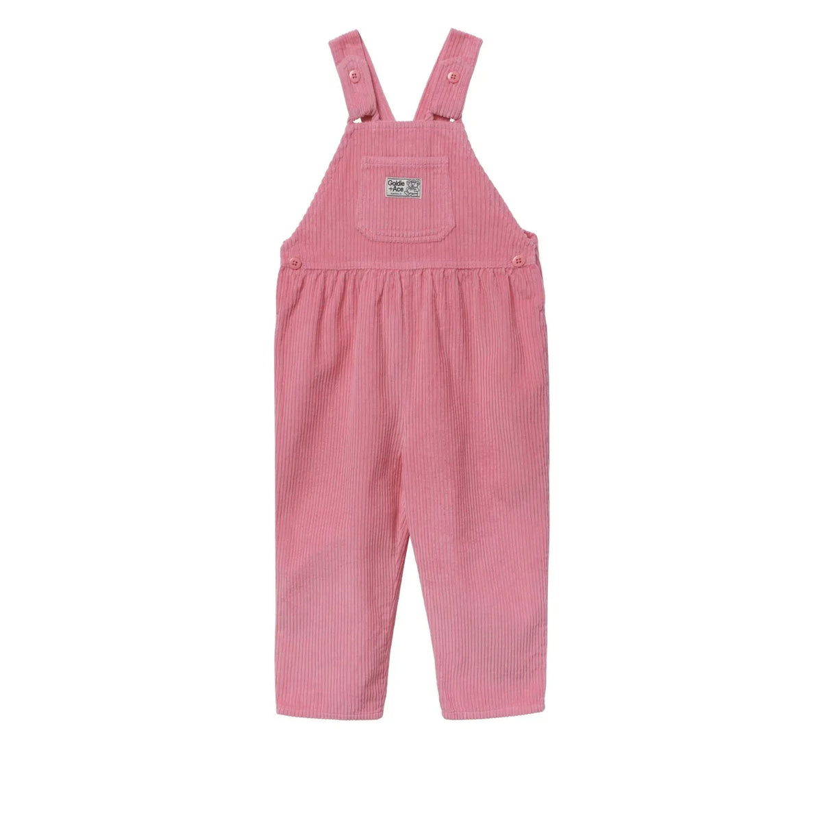 Goldie + Ace - Velvet Overall | Pink