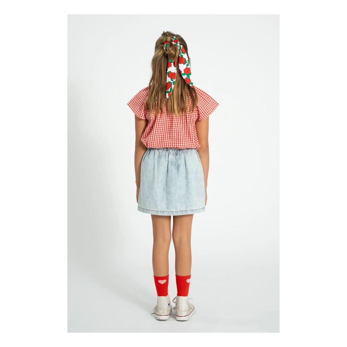 Piupiuchick - Vichy Organic Cotton Blouse | Red