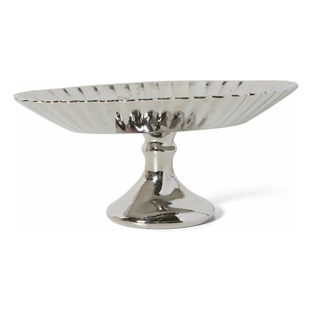 HKliving - New Classics pedestal bowl | Chrome