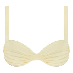 Belamer - Aless Mayo Bikini Top | Pale Yellow