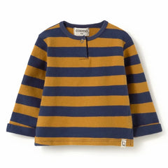 Cozmo - Remo Striped T-Shirt | Camel
