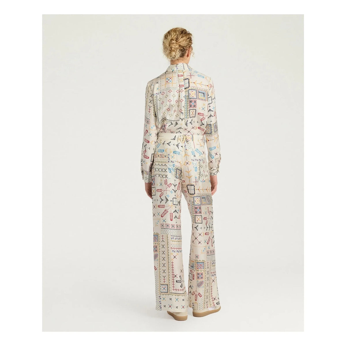 Momoni - Ortiz Silk Pants | Cream