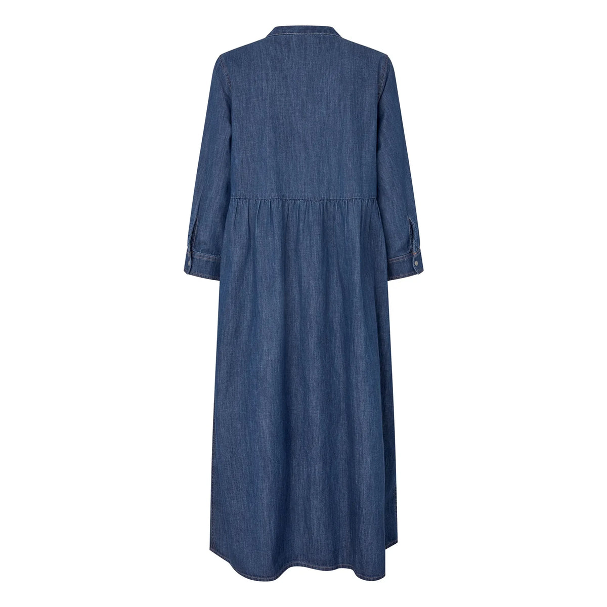 Lollys Laundry - Aliya Denim Cotton Dress | Navy