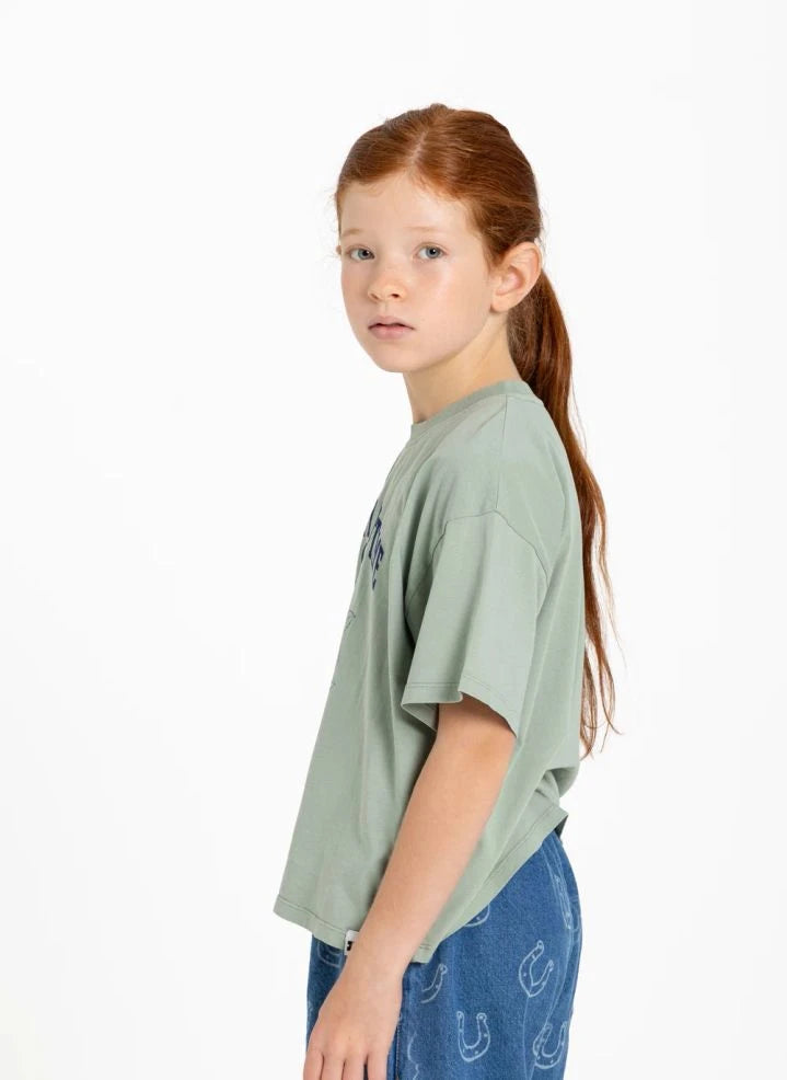 Hundred Pieces - Luna Blueberry T-Shirt | Green