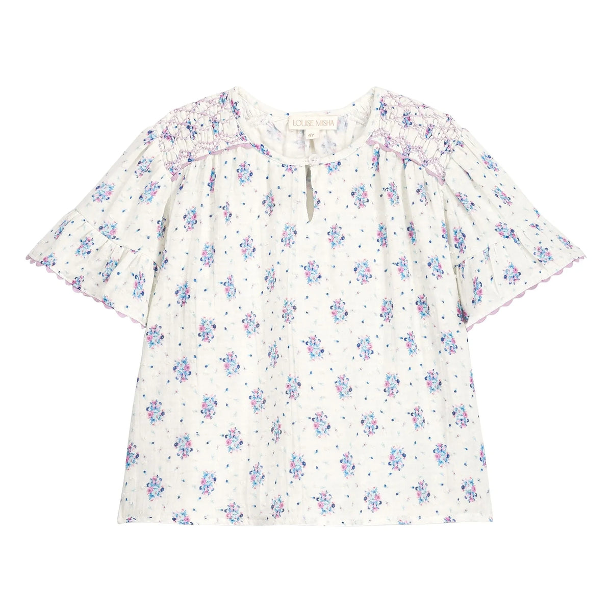 Louise Misha - Blouse Feliza Fleurie | Cream