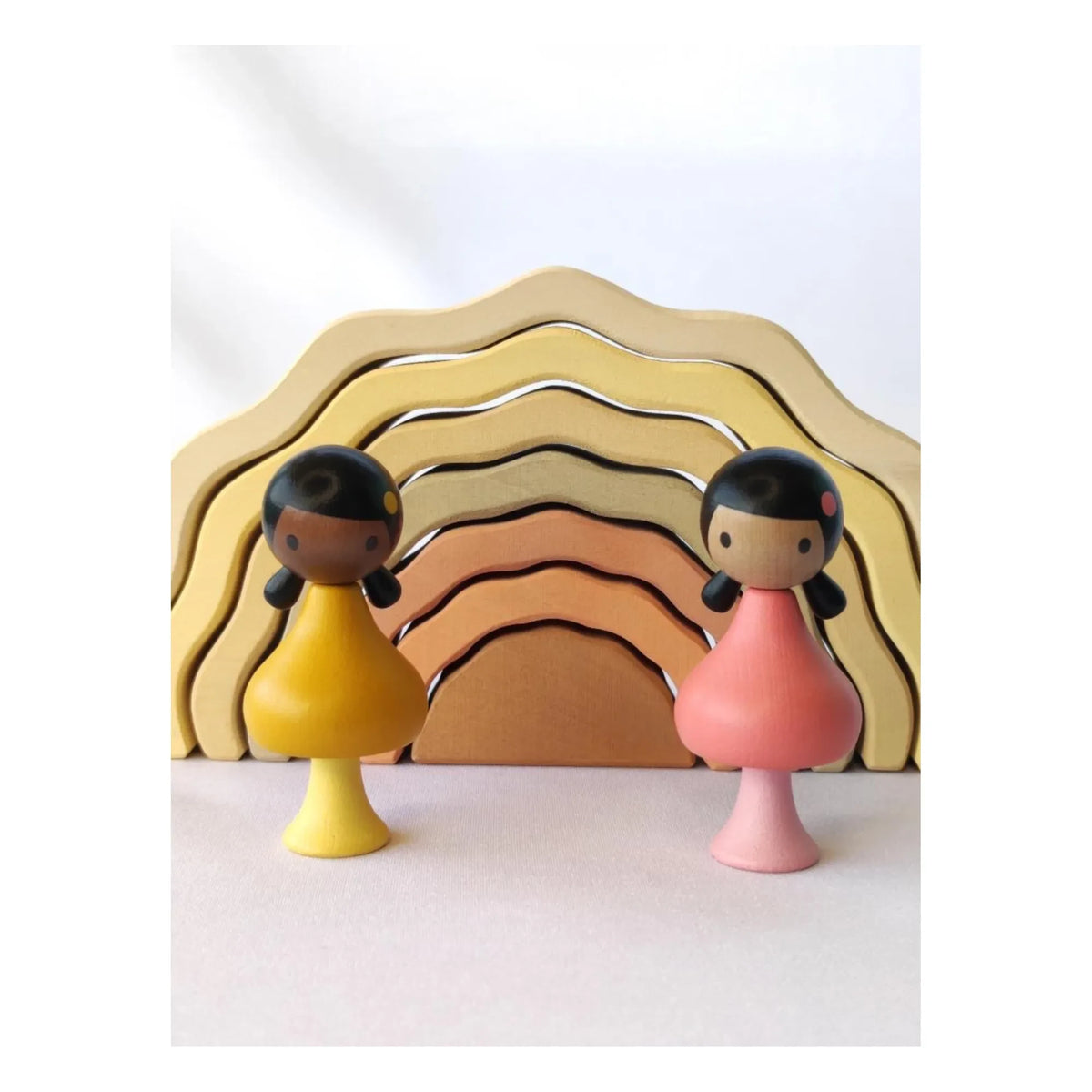 Clicques - Ruby & Coco wooden figurines