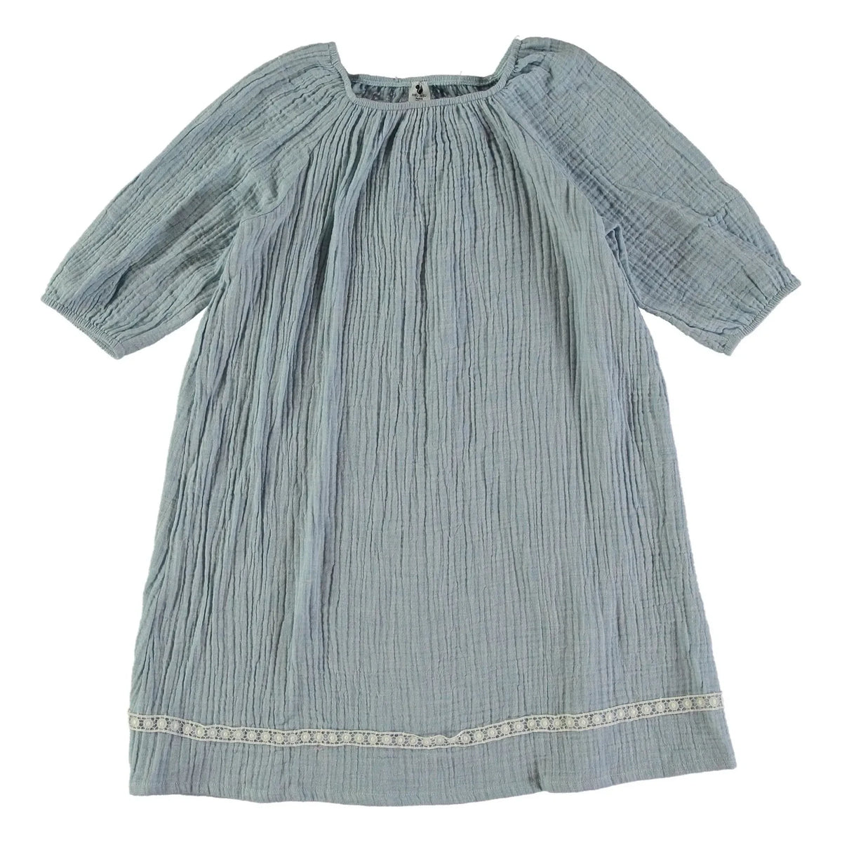 Risu Risu - Ostuni Organic Cotton Nightgown | Light Blue