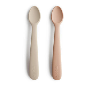 Mushie - Silicone Spoons - Set of 2 | Blush