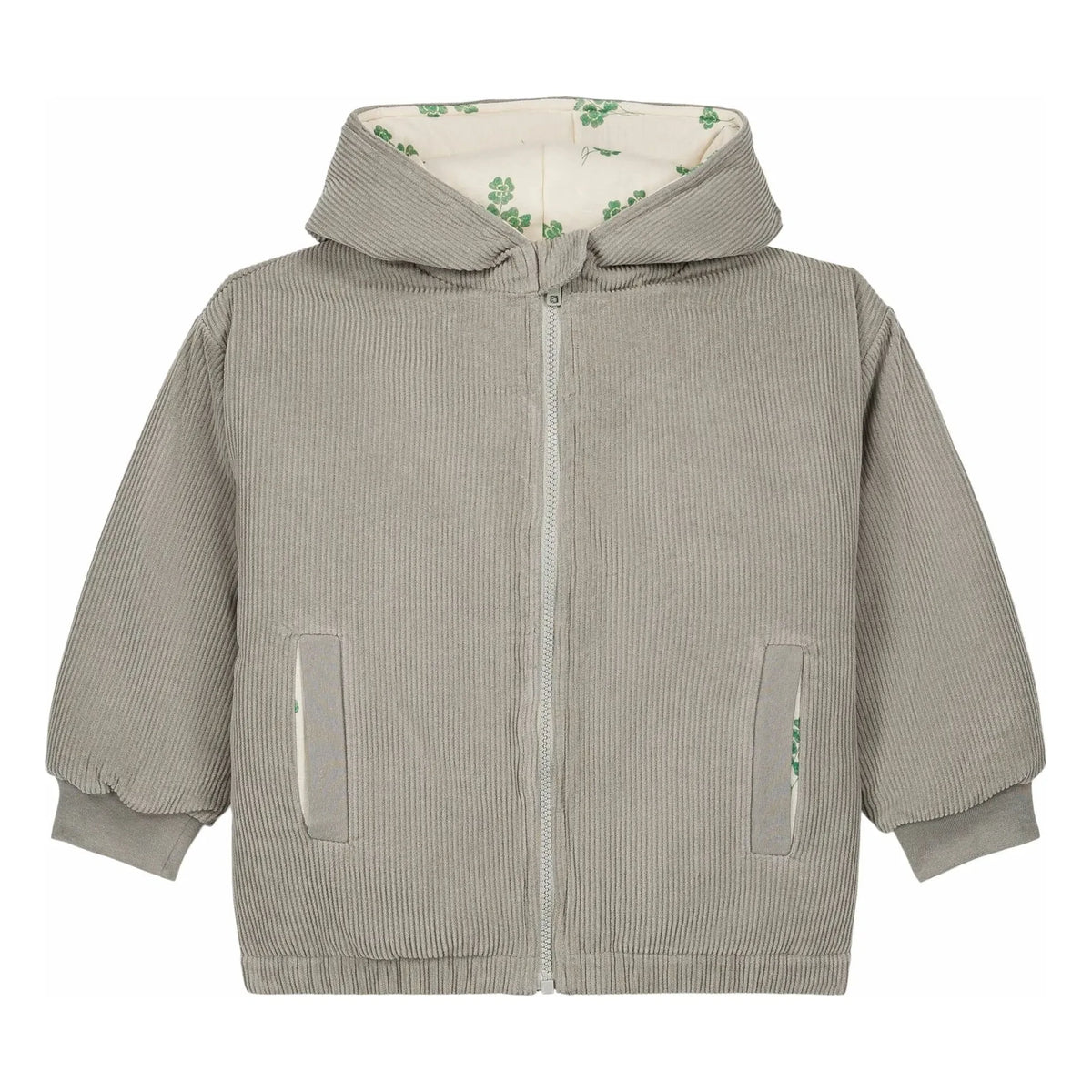 Studio Bohème - Frio Shamrock Cord Velvet Coat Recycled Fiber | Gray