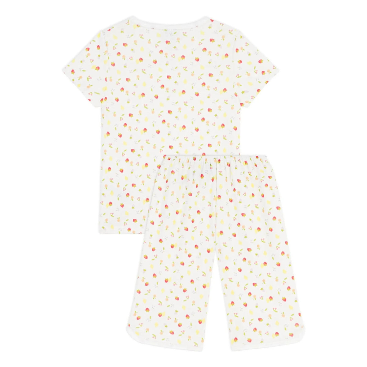 Petit Bateau - Capri Fruit Pajamas | Ecru
