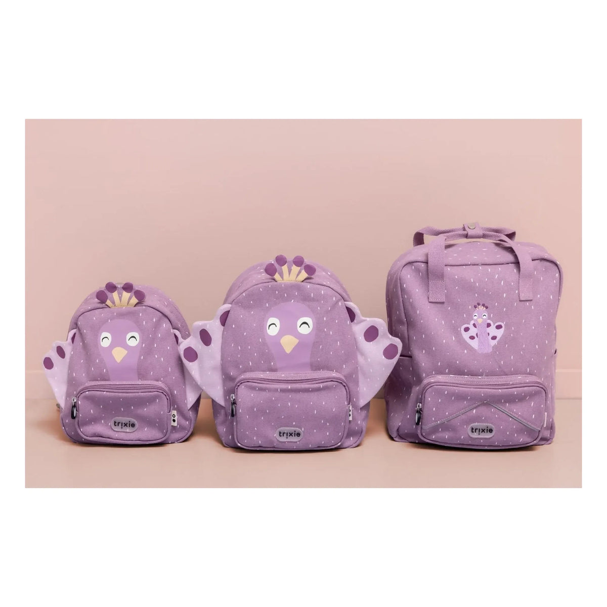 Trixie - Mrs. Peacock Large Backpack | Purple