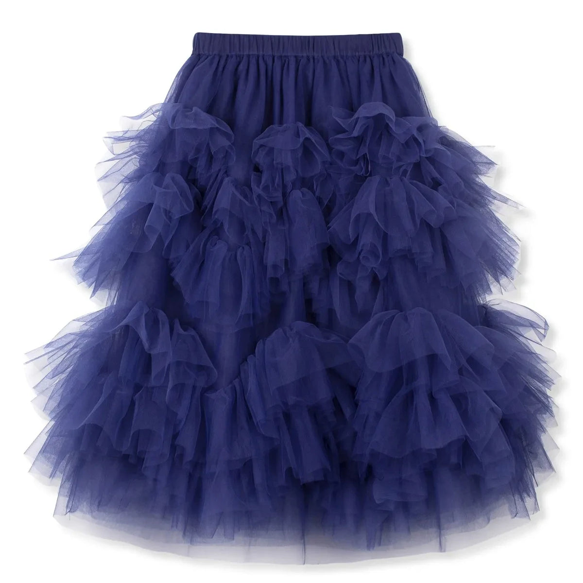 Wynken - Long Tulle Skirt | Blue