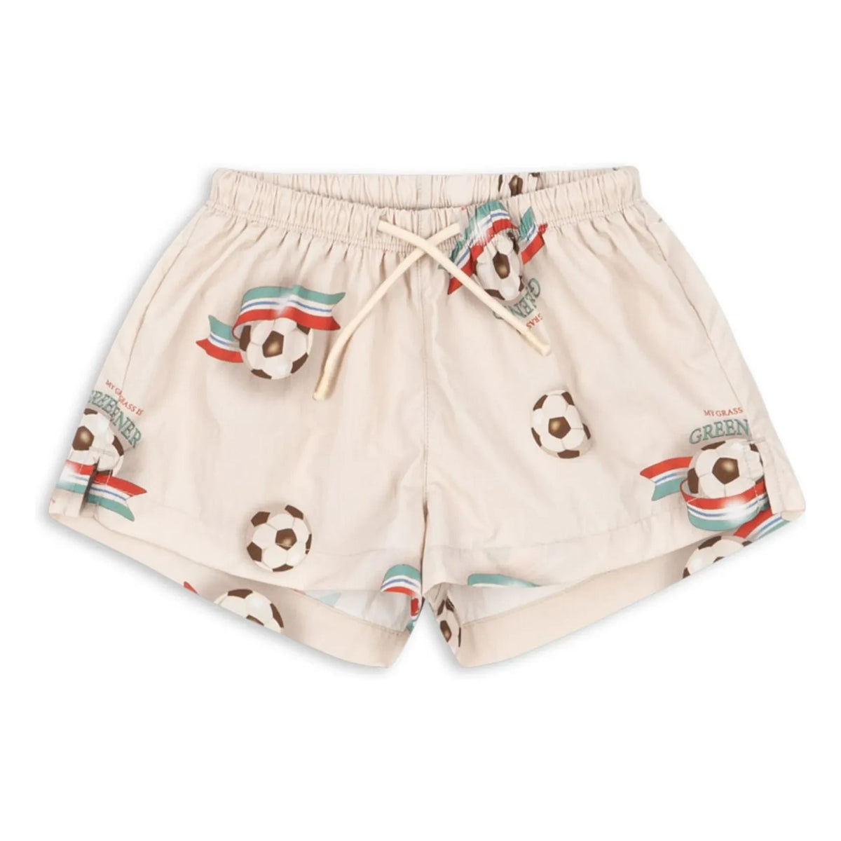 Konges Sløjd - Pomio Soccer Swim Shorts Recycled Fibers | Beige