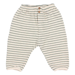 Búho - Striped Buttoned Leggings | Eucalyptus