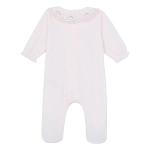 Tartine et Chocolat - Peter Pan Collar Lace Pyjamas | Light Pink