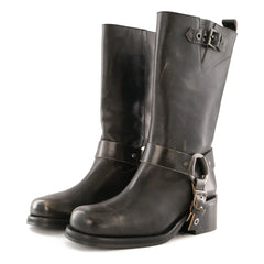 Toral - Laura Leather Boots | Black