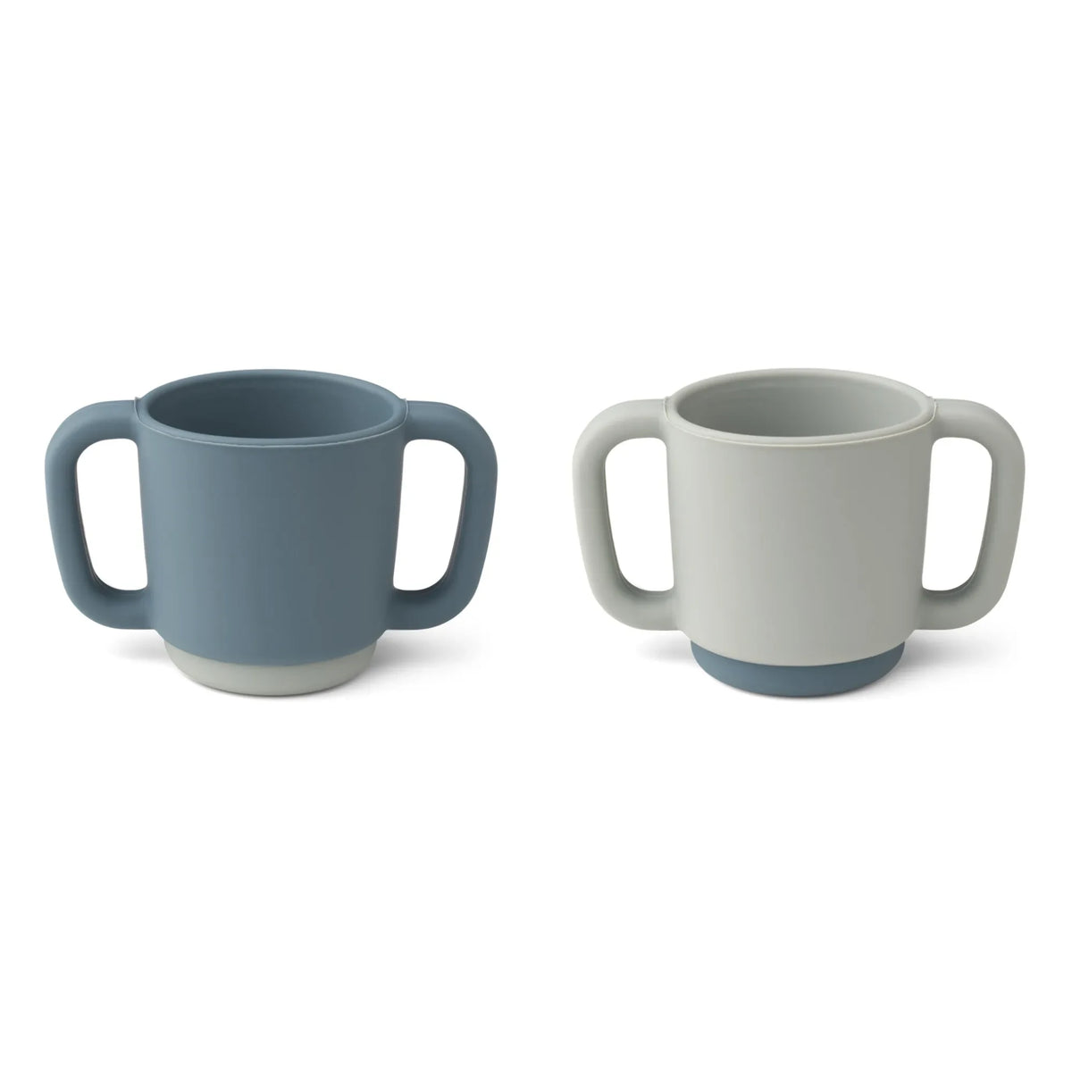 Liewood - Alicia Silicone Learning Cups - Set of 2 | Blue