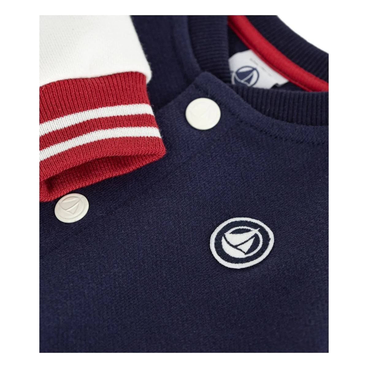 Petit Bateau - Organic Cotton Teddy Jacket | Night Blue