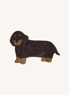 Lorena Canals - Jack the Dog Rug | Black