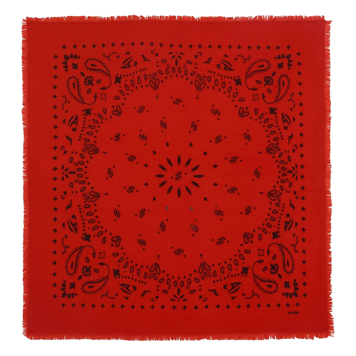 Kujten - Hachiko Cashmere Bandana | Red