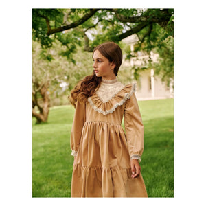 petite Amalie - Lace Collar Dress | Beige