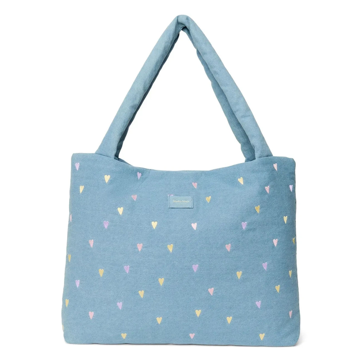 Studio Noos - Hearts Denim Mom Bag