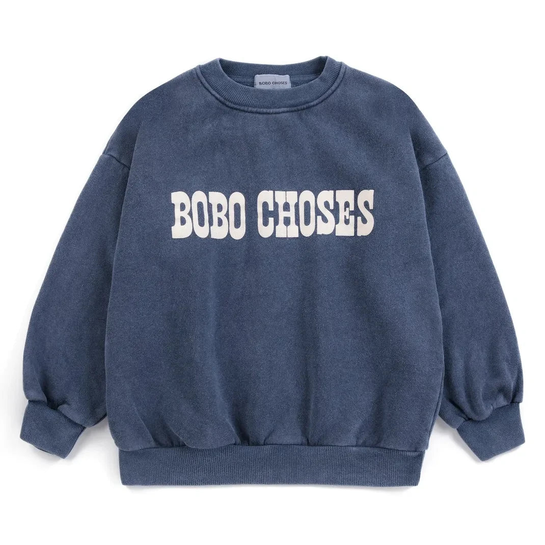 Bobo Choses - Bobo Choses Organic Cotton Sweatshirt | Dark Blue