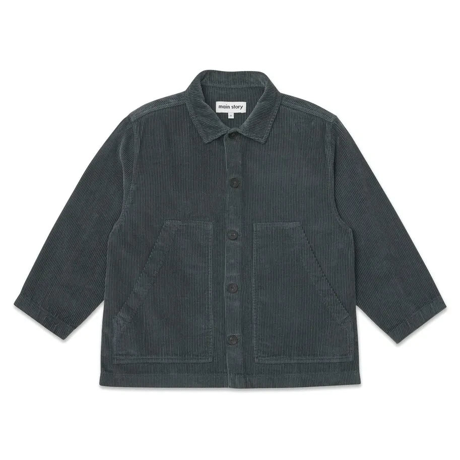 Main Story - Recycled Fiber Overshirt | Gray