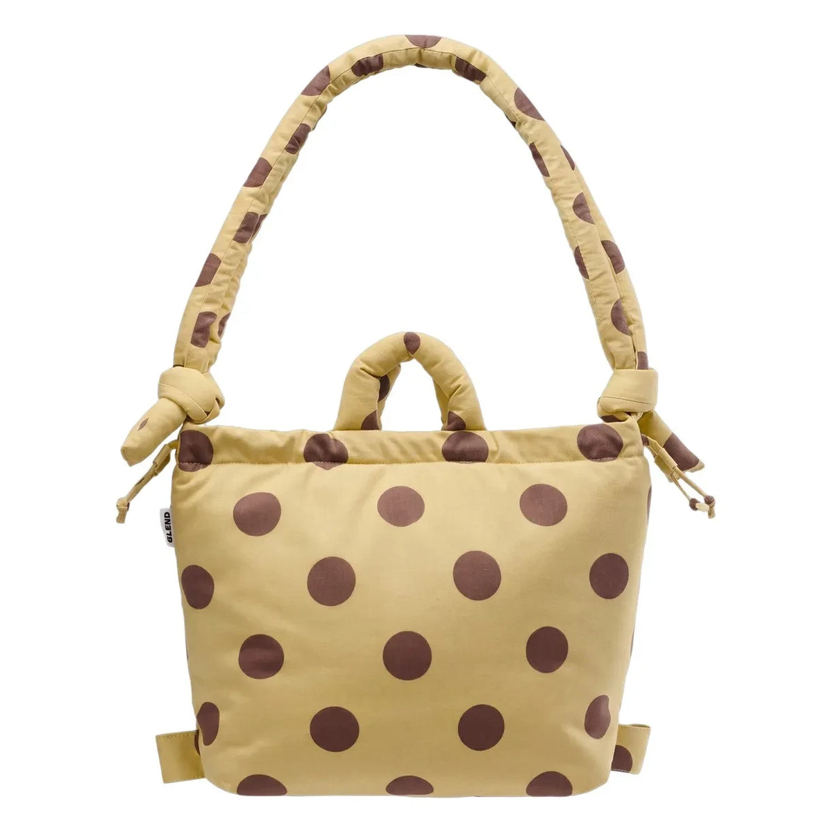 Olend - Polka Dot Handbag | Light Yellow