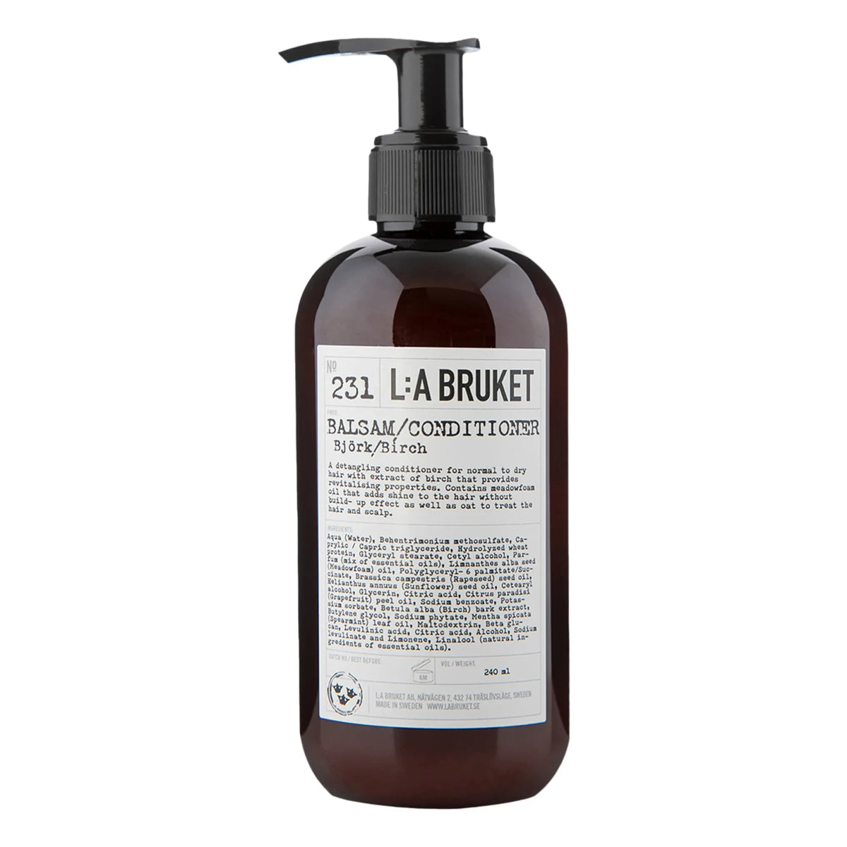 L:A BRUKET - 231 Birch Hair Conditioner 240 ml