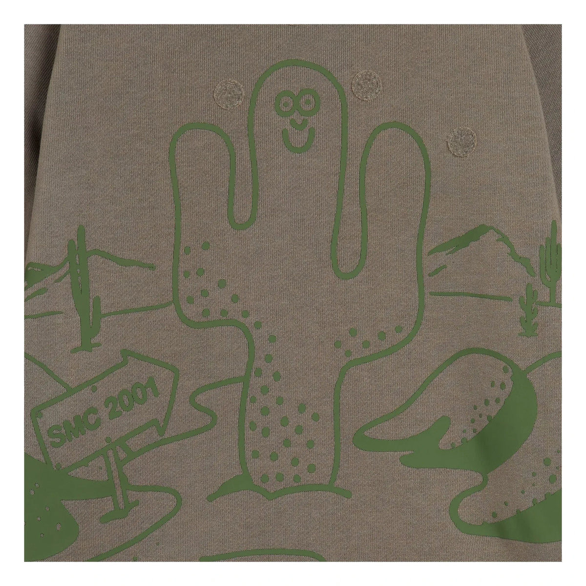 Stella McCartney Kids - Stylish Cactus-Look Sweatshirt | Khaki