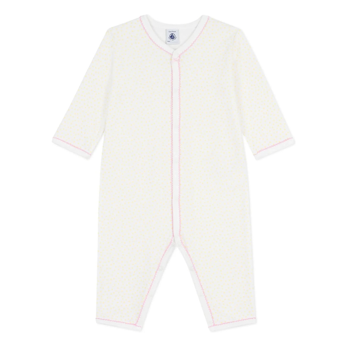 Petit Bateau - Organic Cotton Pajama | White