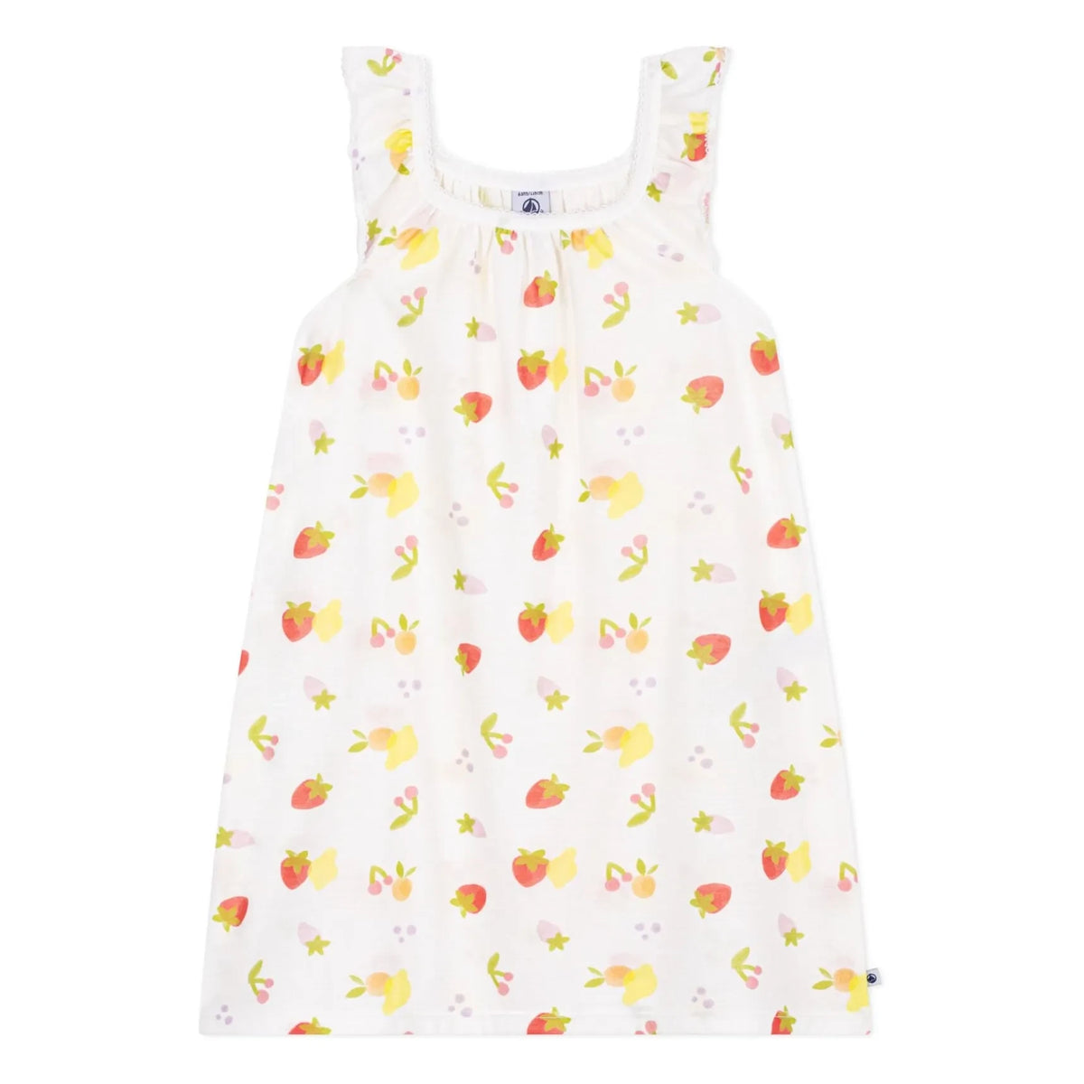 Petit Bateau - Fruit-patterned Nightgown | Ecru