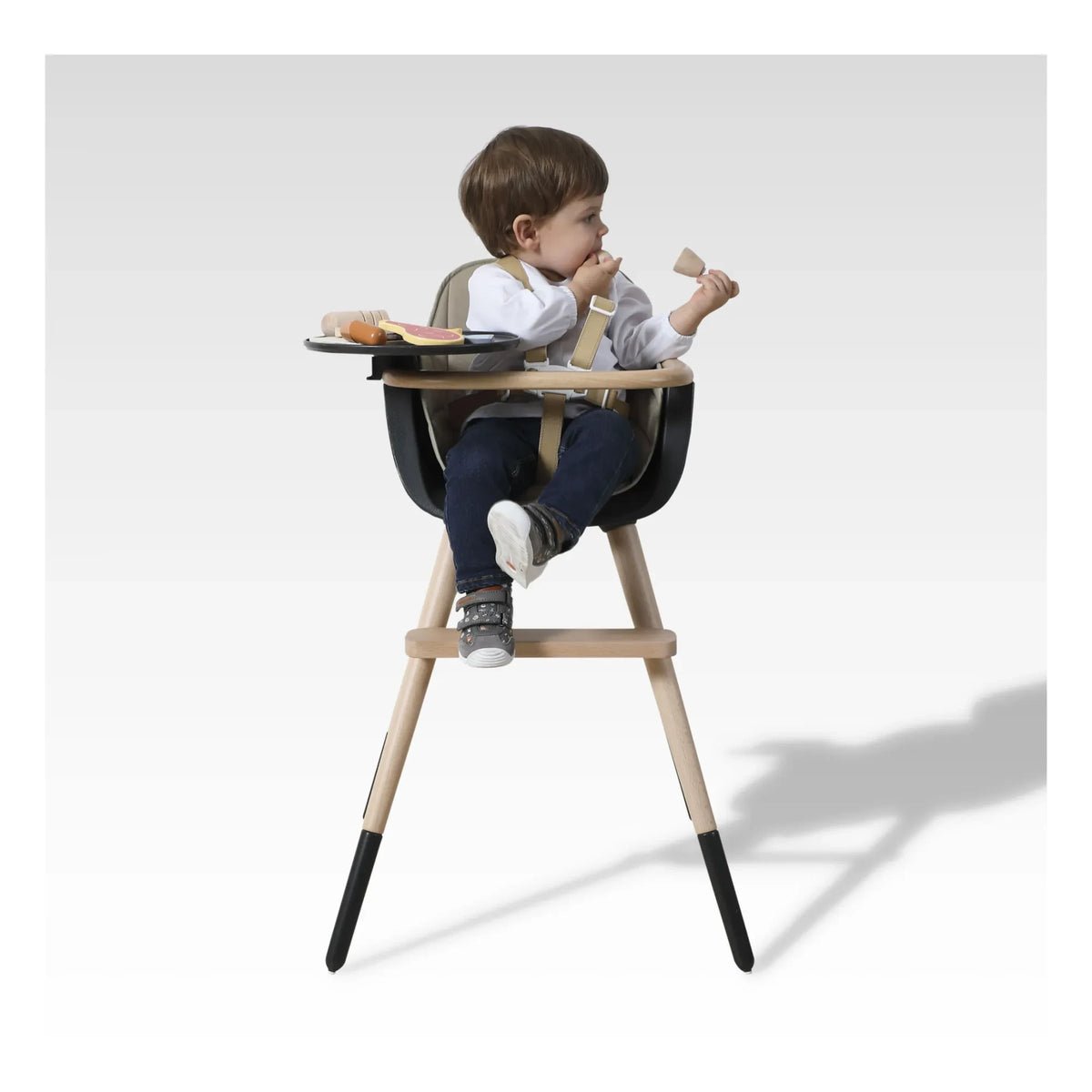 Micuna - OVO PLUS CITY Gray High Chair | Anthracite gray