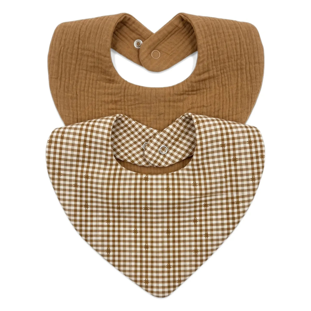 Editions Aimable - Brigitte Bandana - 2-piece Set | Noisette Vichy Cotton