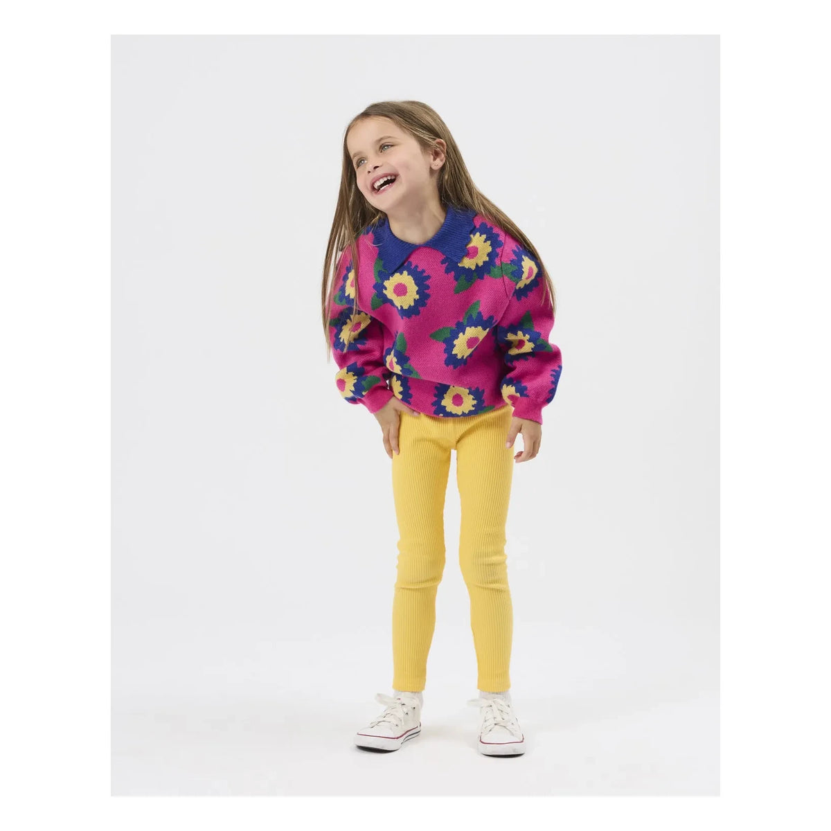 Goldie + Ace - Ribbed Leggings | Yellow