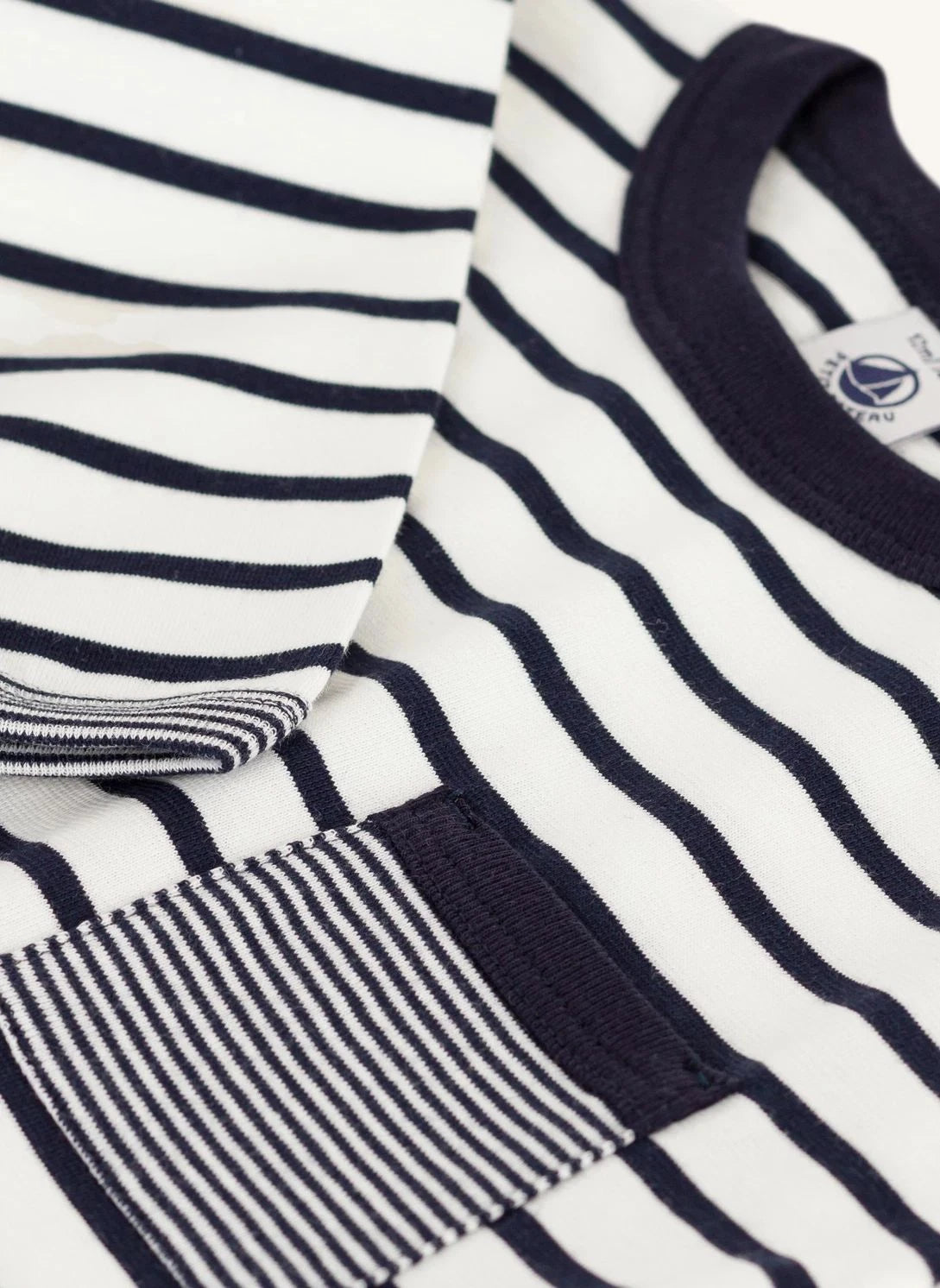 Petit Bateau - Organic cotton | White Sailor's pocket T-shirt