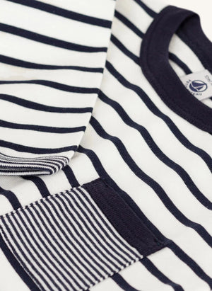 Petit Bateau - Organic cotton | White Sailor's pocket T-shirt