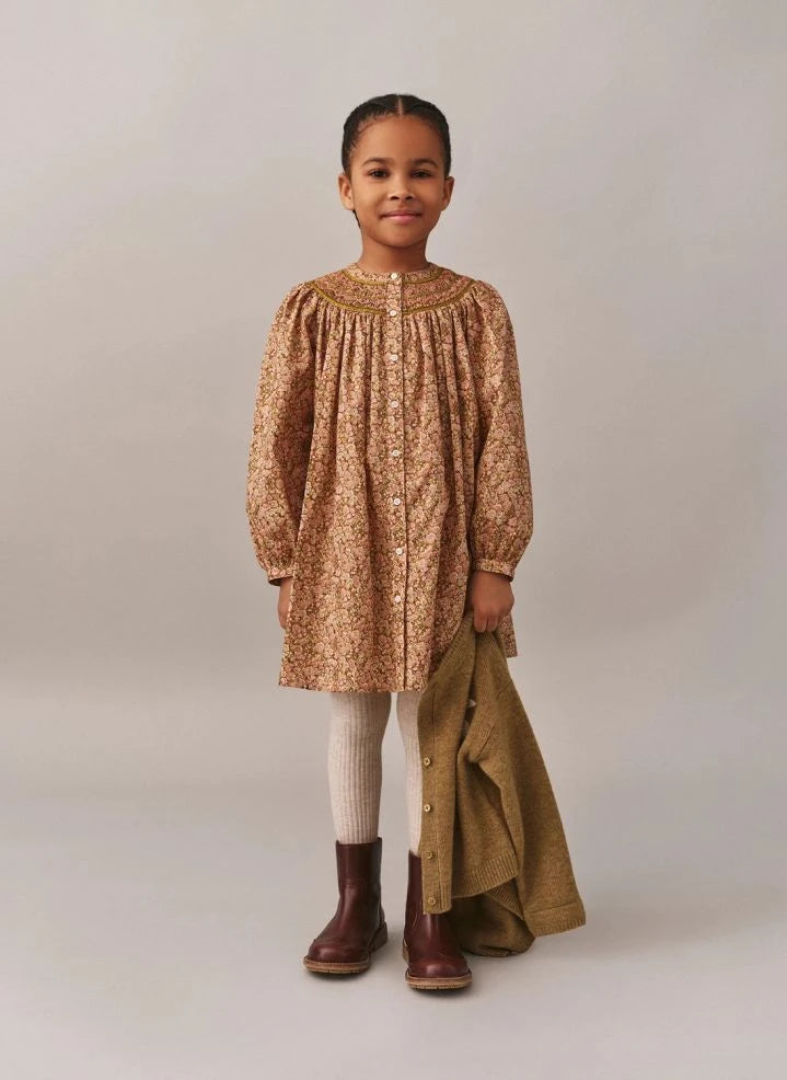 Bonpoint - Jadwiga Liberty Organic Cotton Dress | Mauve