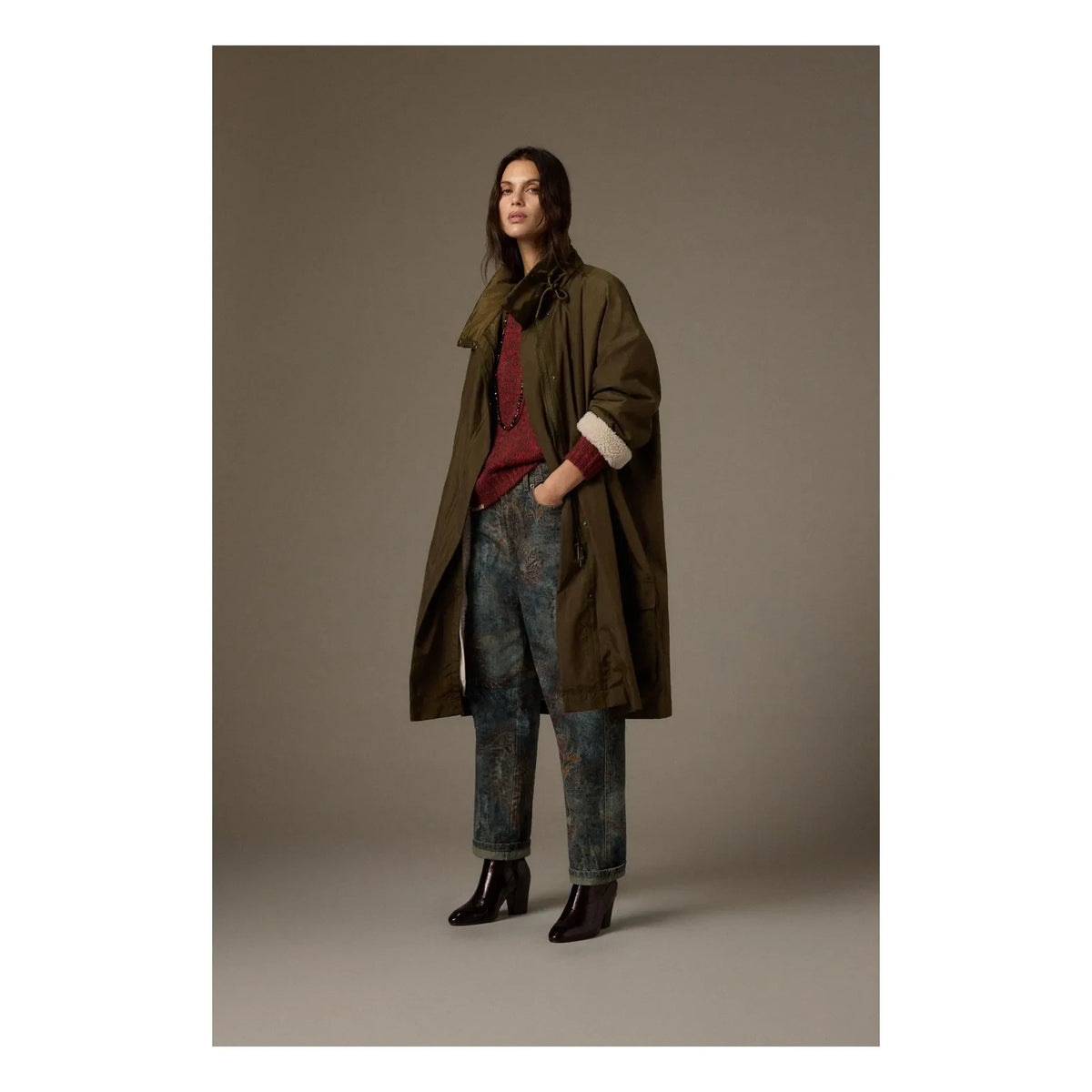 Momoni - Kjara Parka | Khaki