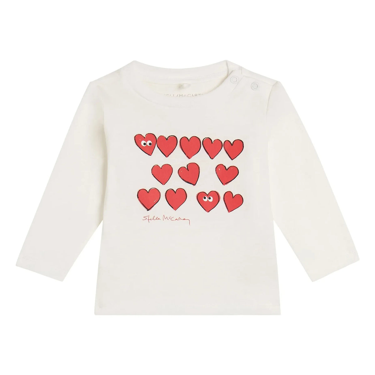 Stella McCartney Kids - Hearts T-Shirt | Off-White