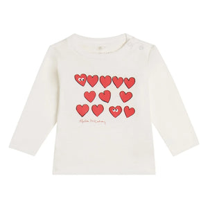 Stella McCartney Kids - Hearts T-Shirt | Off-White