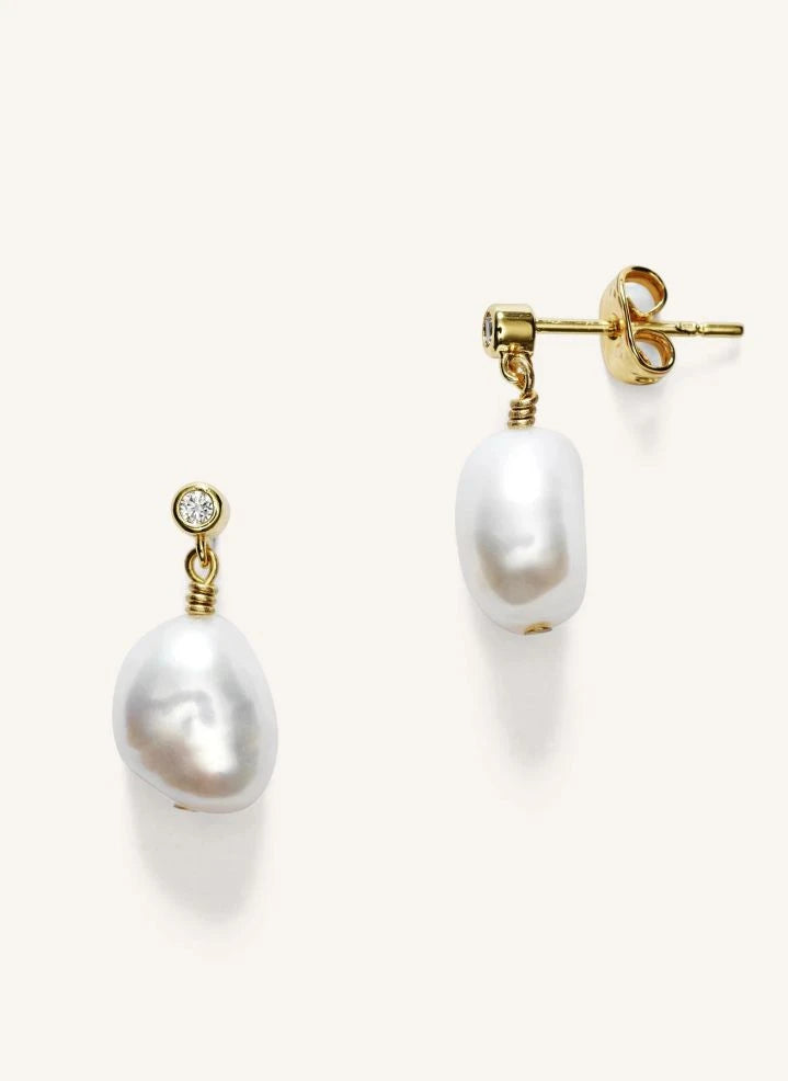 Anni Lu - Pearl Earrings | Oat